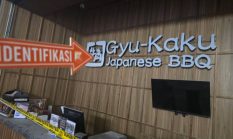 Belum Tau Penyebab, Salah Satu Tempat Makanan Jepang Lantai 1 Palembang Indah Mall Hangus Terbakar